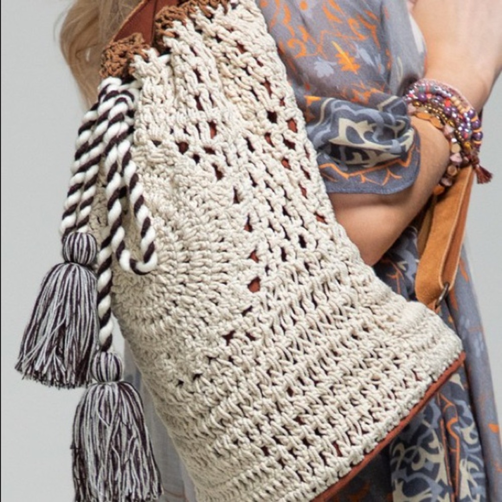 Handmade Crochet Backpack - Picture 10 of 11